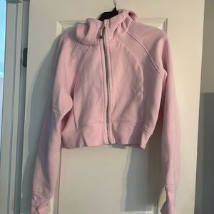 Lululemon scuba full zip cropped hoodie